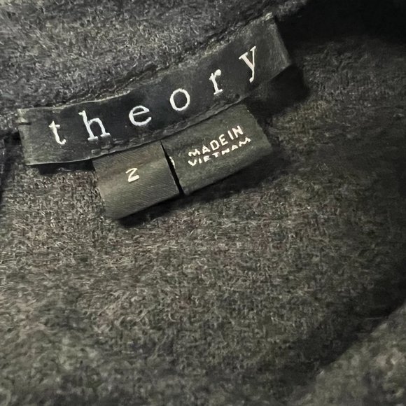 THEORY Sleeveless Wool Blend Dress - Picture 6 of 13